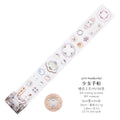 50mm*2m Aesthetic Stationery Stickers Washi Tapes Scrapbooking Supplies Japanese Cute korean stationery Journaling Masking tape Qme C3