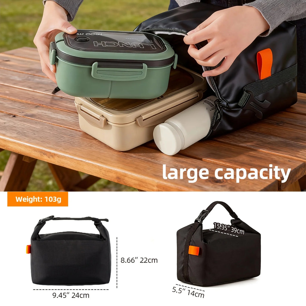 Large Capacity Insulated Cooler Bag - Portable Aluminum Foil Heat Preservation, New Models for 2026, Qme
