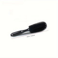 Black Round Head Wheel Hub Brush, Car Wash Cleaning Tool Car Hub Brush Underwire Dead Angle Washing Tire Cleaning Brush Qme Black