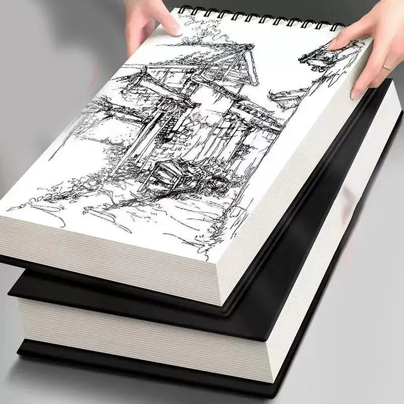 30 Sheets Spiral Sketch Book Acid A4 A5 A6 8K 16K Pad Drawing Qme