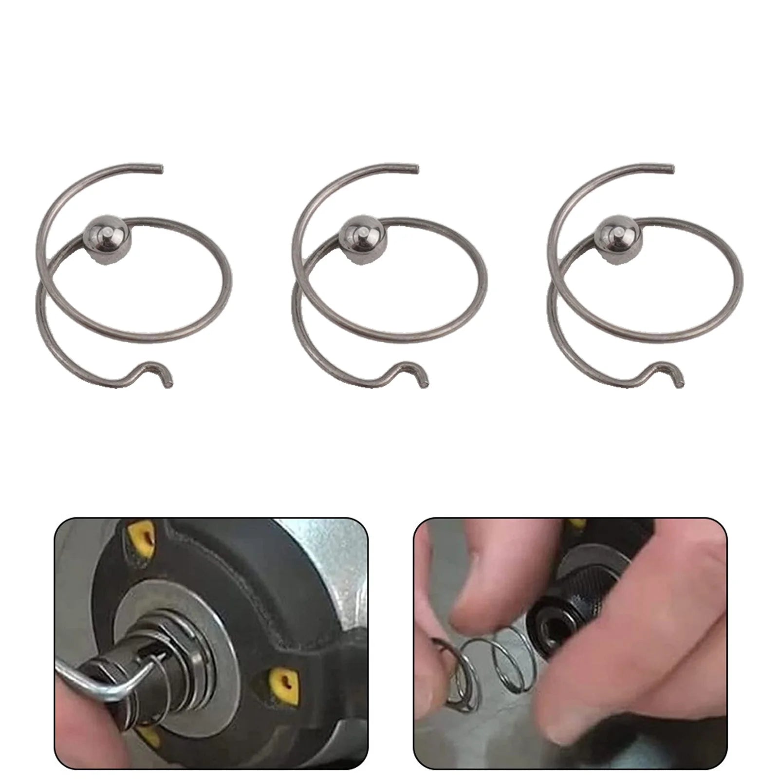3pcs Spring With Ball For Impact Driver Chuck Repair For DCF885 DCF886 DCF887 DCF886D2 Metal Bit Power Tools Accessories Qme Default Title