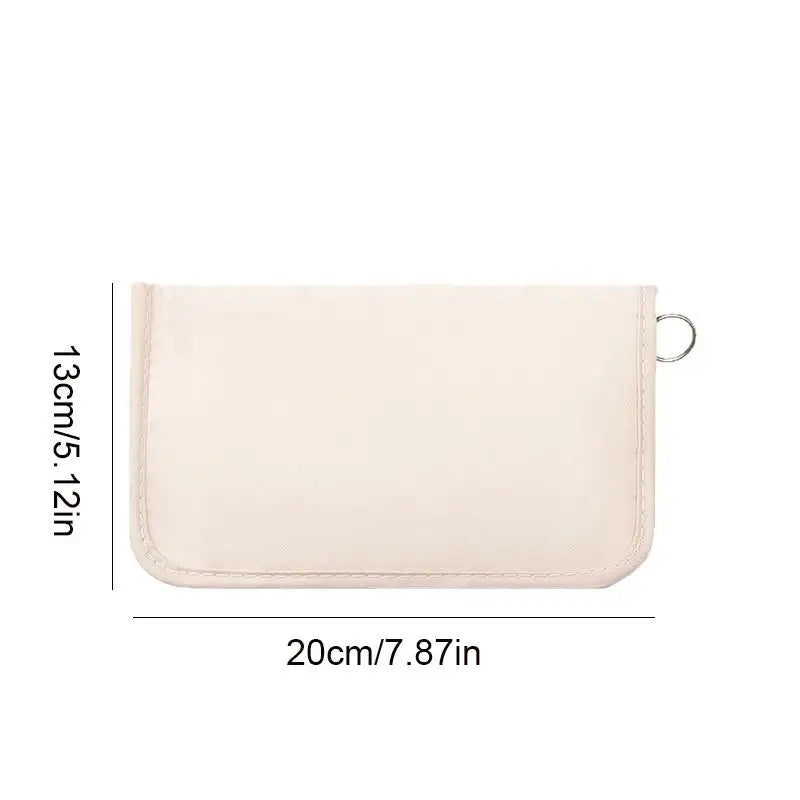 Portable Medical Pouch Foldable Pill Organizer Zipper Sort First Aid Qme