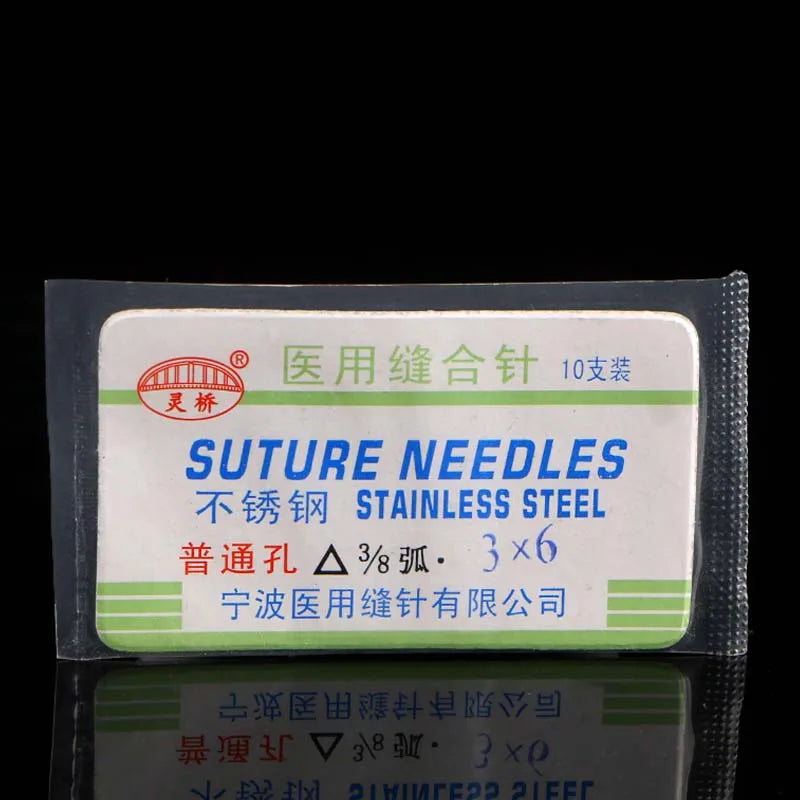 Medical Surgical Suture Needle Triangle Double Eyelid Buried Eyebrow Qme