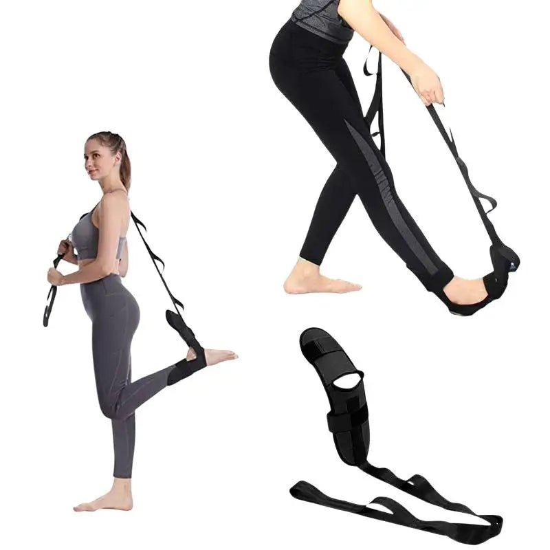 Yoga Leg Foot Stretching Band Durable Oxford Fabric Ideal Pilates Qme