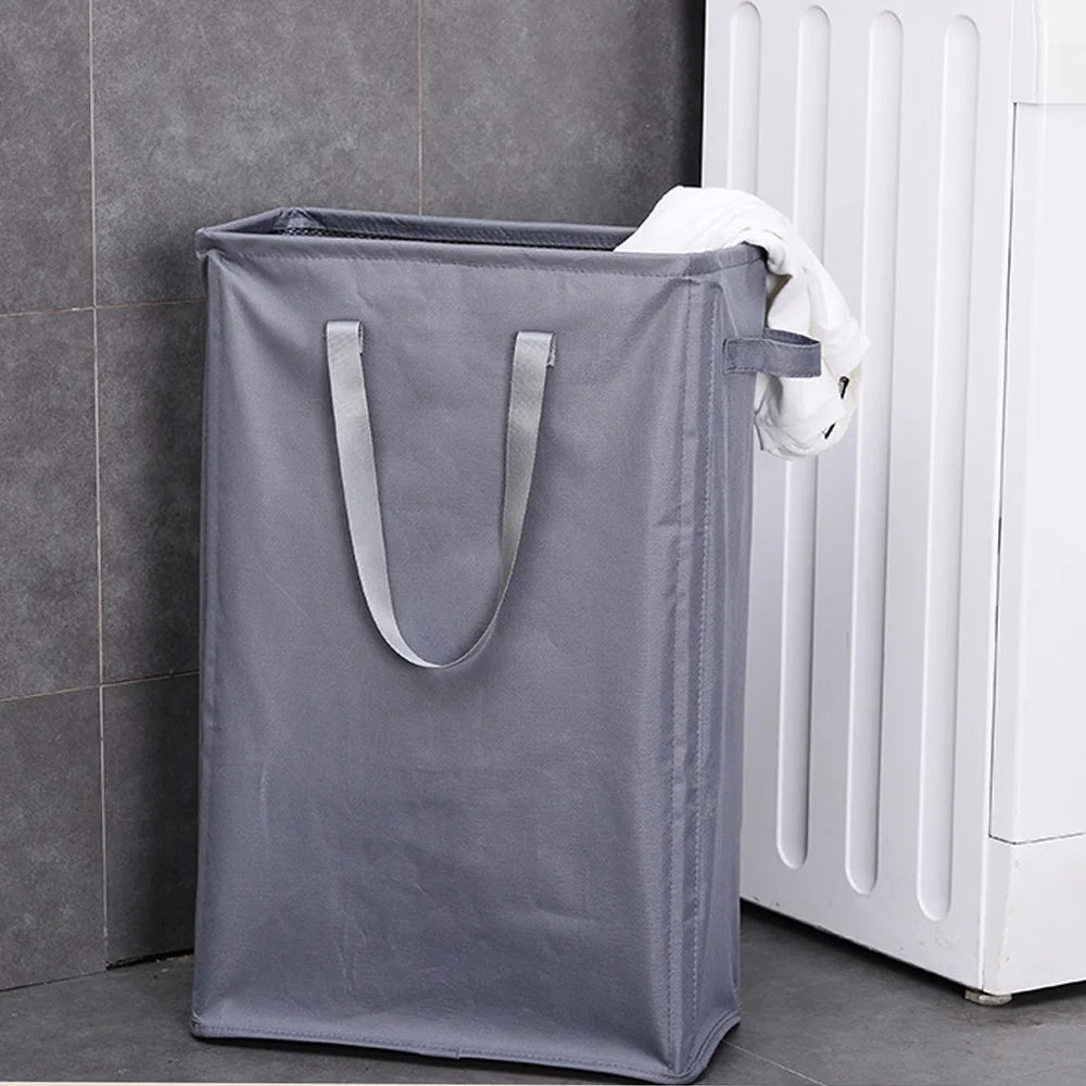 Extra Large Foldable Oxford Fabric Storage Basket, Collapsible Laundry Hamper with Handles, Multi-Purpose Home Organizer Bin Qme