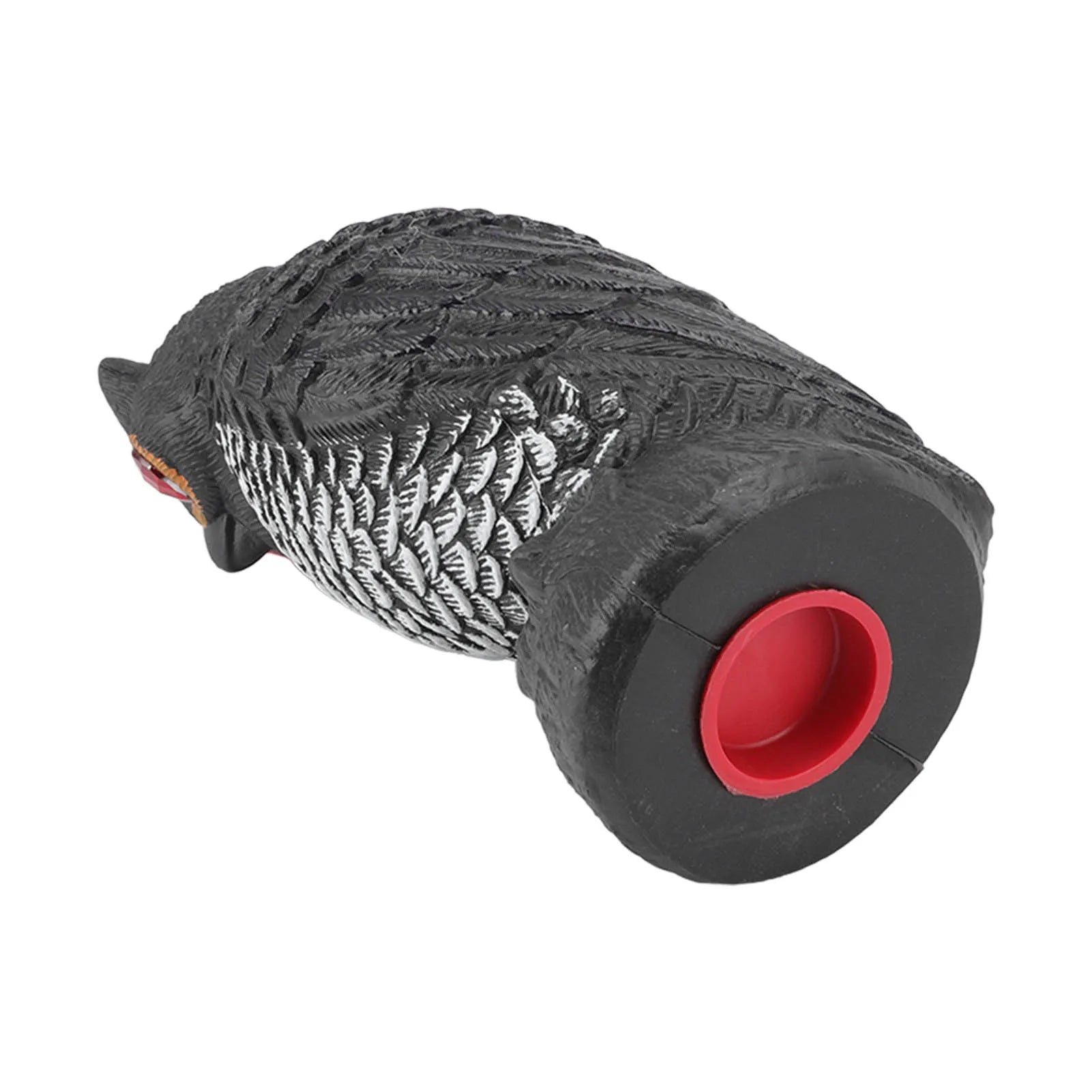 Owl Bird Deterrent Garden Decoy Plastic Scare Owl with Red Eyes Outdoor Bird Repellent for Patio Yard Balcony Qme