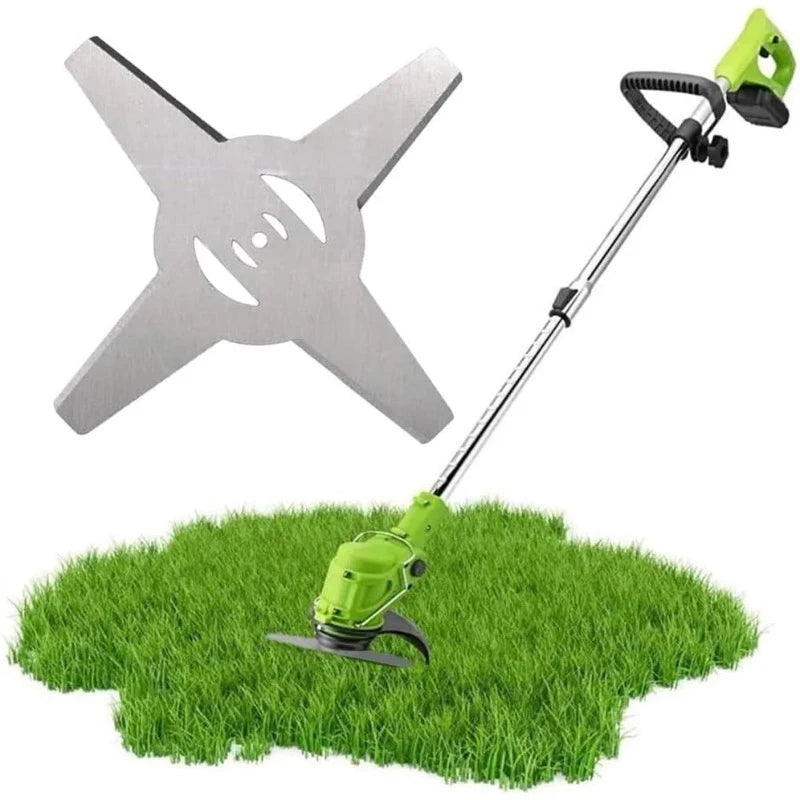 Manganese Steel Metal Grass String Trimmer Head High Performance Thickened Circular Blade Garden Tool Parts Durable Alloy Teeth Qme