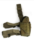 Quick-draw Leg Holster Tactical Training Outdoor Sports Durable Qme Green color