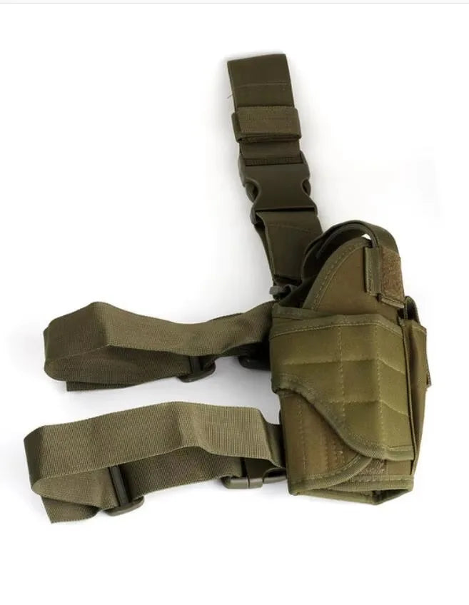 Quick-draw Leg Holster Tactical Training Outdoor Sports Durable Qme Green color