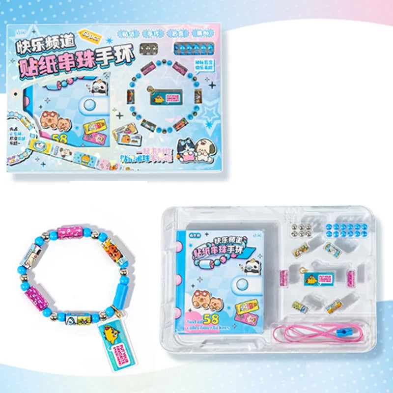 Kawaii Sticker Bead Bracelets for Creative Scrapbooking, Collage, Craft, Office, Phone Cases, Planner & Gifts Qme 3