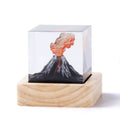 DIY Handmade Resin Explosion Mushroom Cloud Night Light Decoration Qme Volcanic eruption