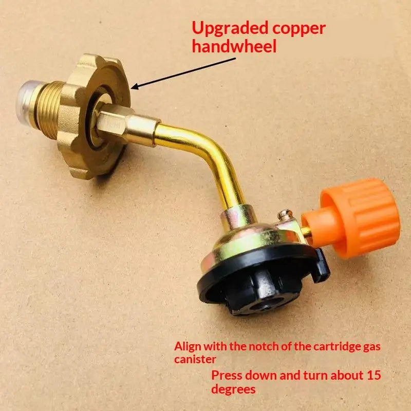 Gas Butane Cylinder Tank Charging Valve Refill Direct Connector Qme 2