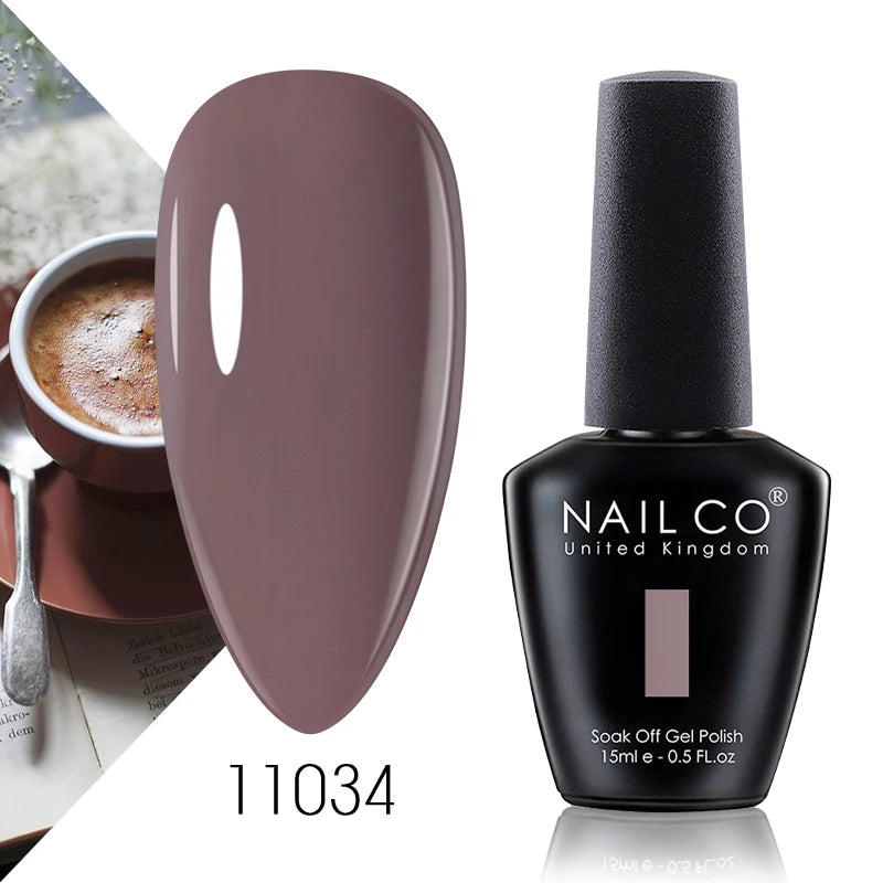 NAILCO 131 Colors Nail Gel Polish Off LED Semi Permanant Art Hybrid