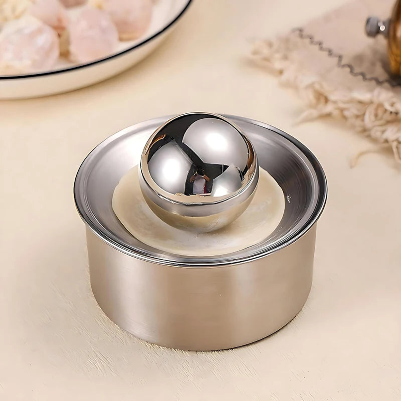 Kitchen Gadgetstainless Steel Dumpling Maker Dough Presser Round Mold Qme