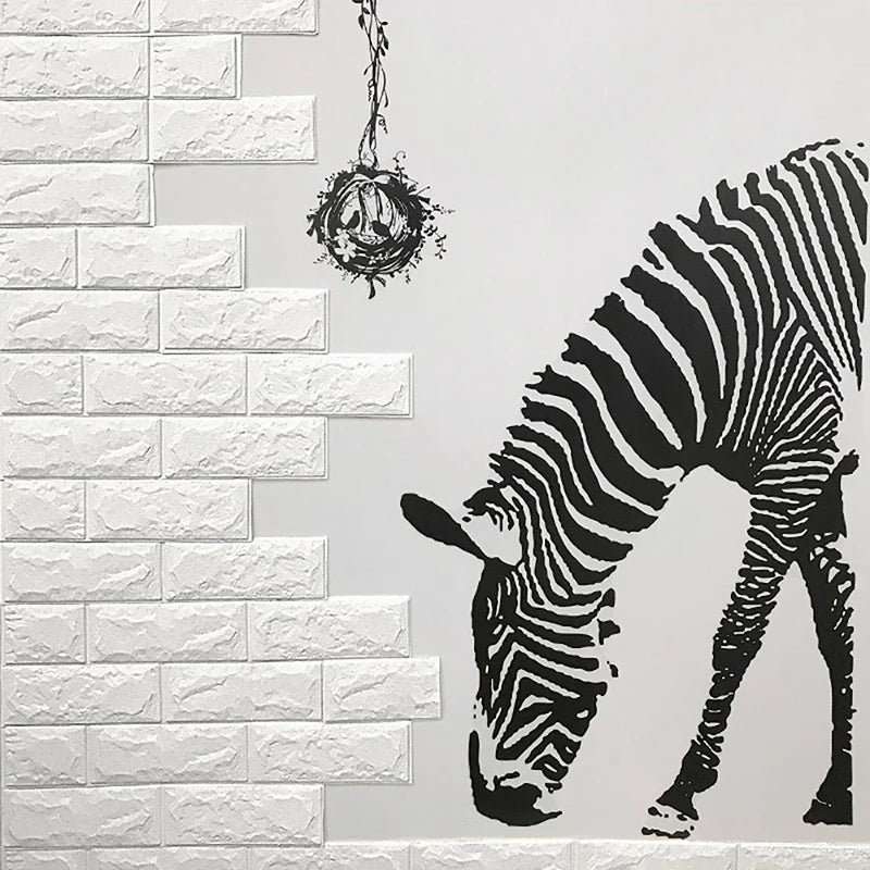 3D Wallpaper XPE Foam Material Wall Stickers for Kitchen Bedroom Living Room and Mor Self Adhesive Vinyl Wall Art Essential Qme