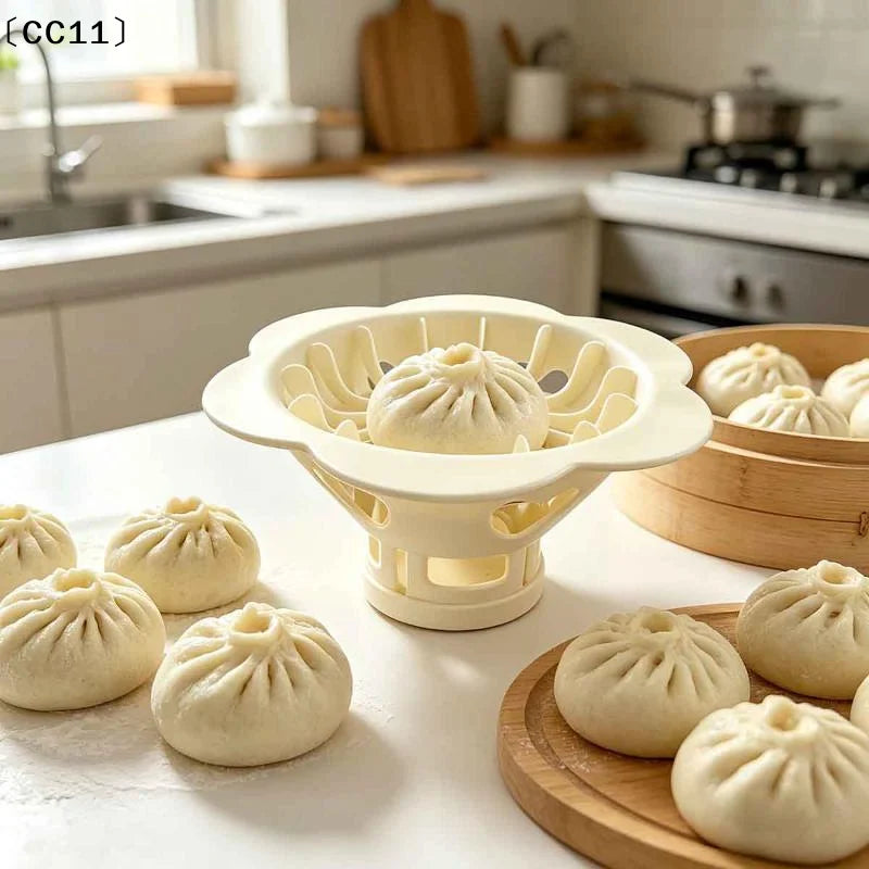 Flower Shaped Bun Dumpling Machine Chinese Baozi Steamed Simple Qme