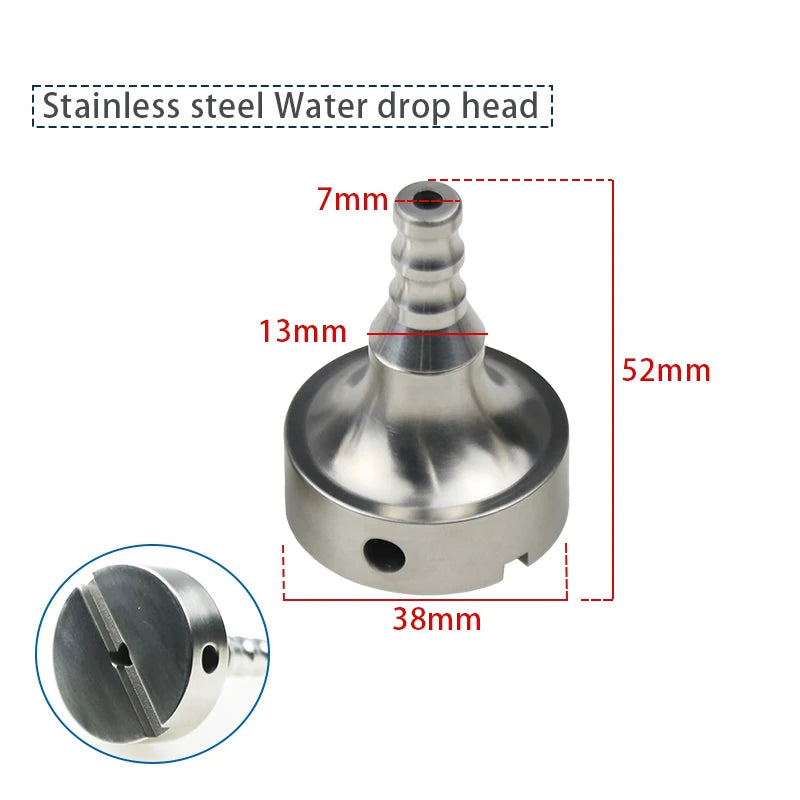 Liposuction Needle Converter Handle Stainless Steel Titanium Water Qme YELLOW