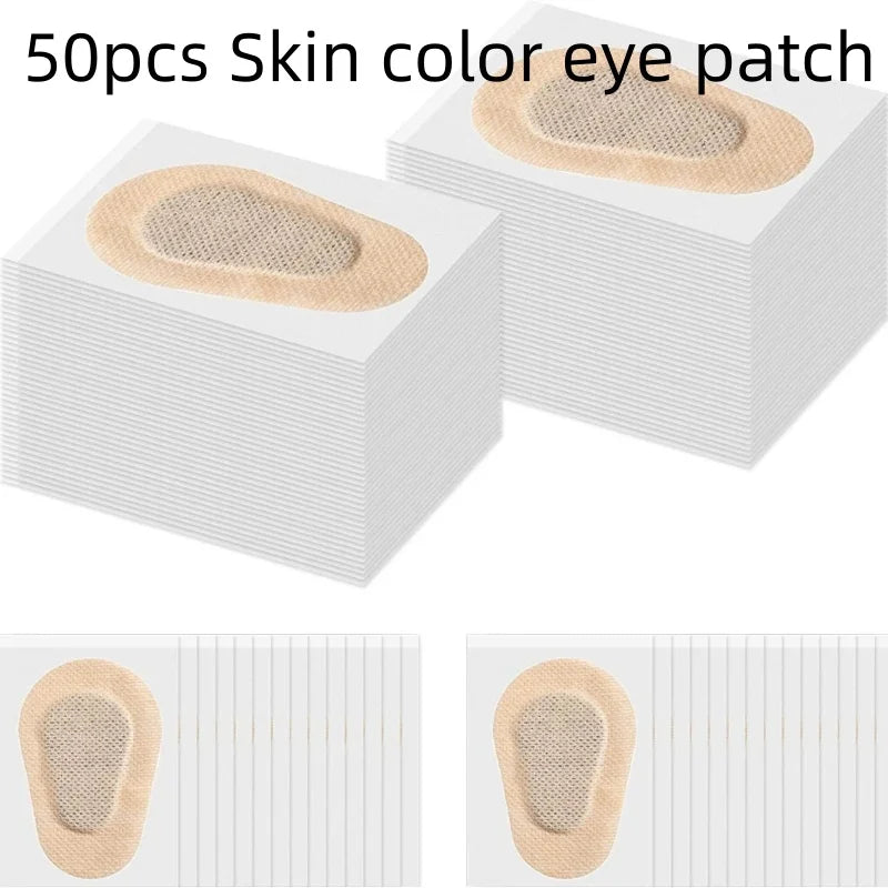 10/30/50/100pcs Cute Adhesive Eye Patches Shading Strabismus Children Correction Protect Eyesight Sterile Eye Pad Qme 50pcs skin