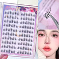 HISYI Glue-free false eyelashes, star eye glue-free series, segmented extensions, easy to use, and multiple styles Qme Glue-free sunflowers