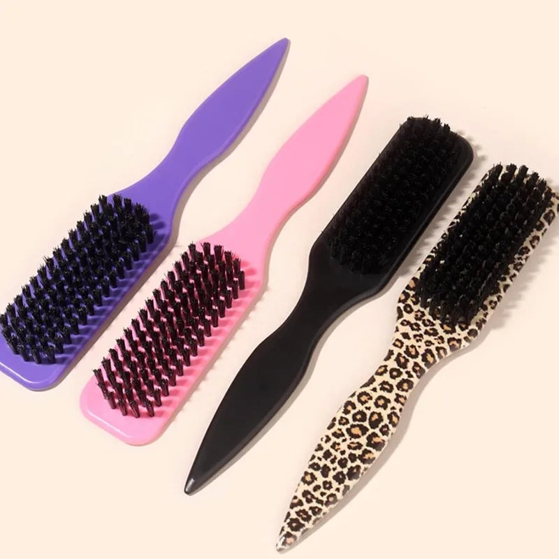 Men's Beard Brush Hair Clipper Boar Bristle Mustache Grooming Tool Qme