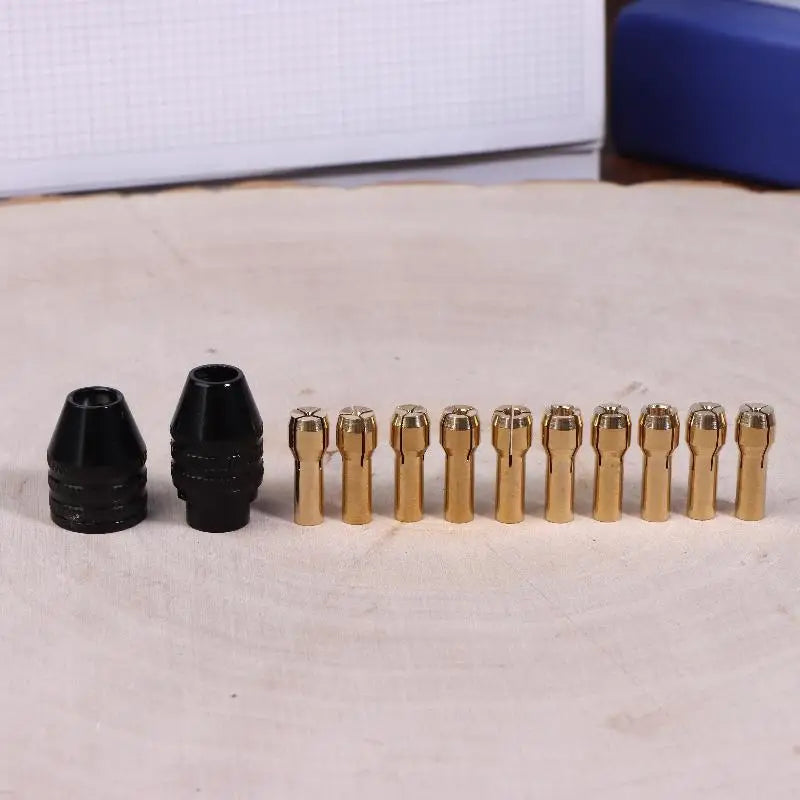 Lot 0 5- Brass Nut Accessories Mini Drill Collet Chuck Rotary Tool Qme