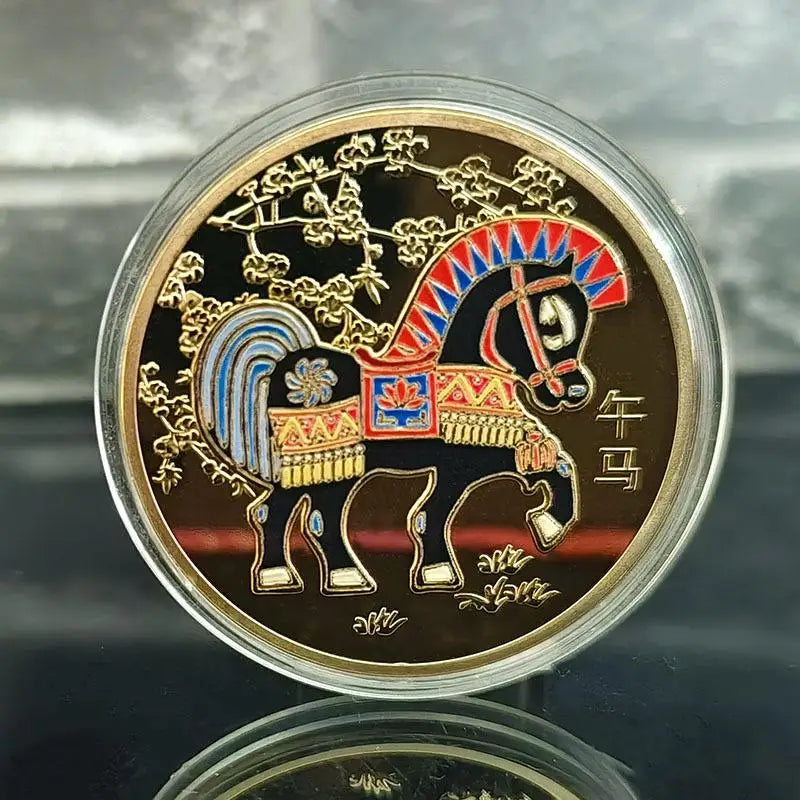 Collectible Decoration Lucky Coin Charms Challenge Metal Crafts Qme