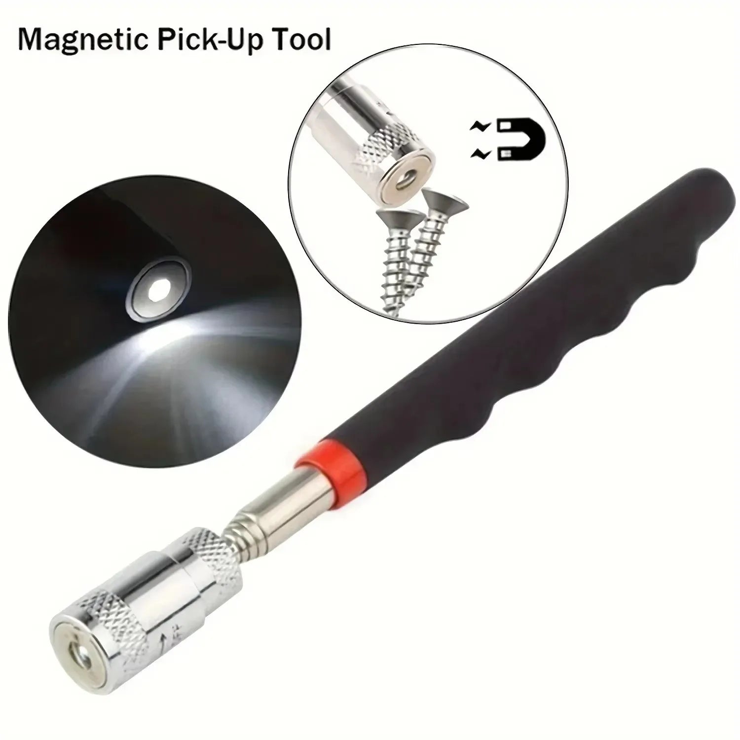 1pc Mini Portable Telescopic Magnetic Magnet Pen Handy Tool Capacity For Picking Up Nut Bolt Extendable Pickup Rod Stick Qme