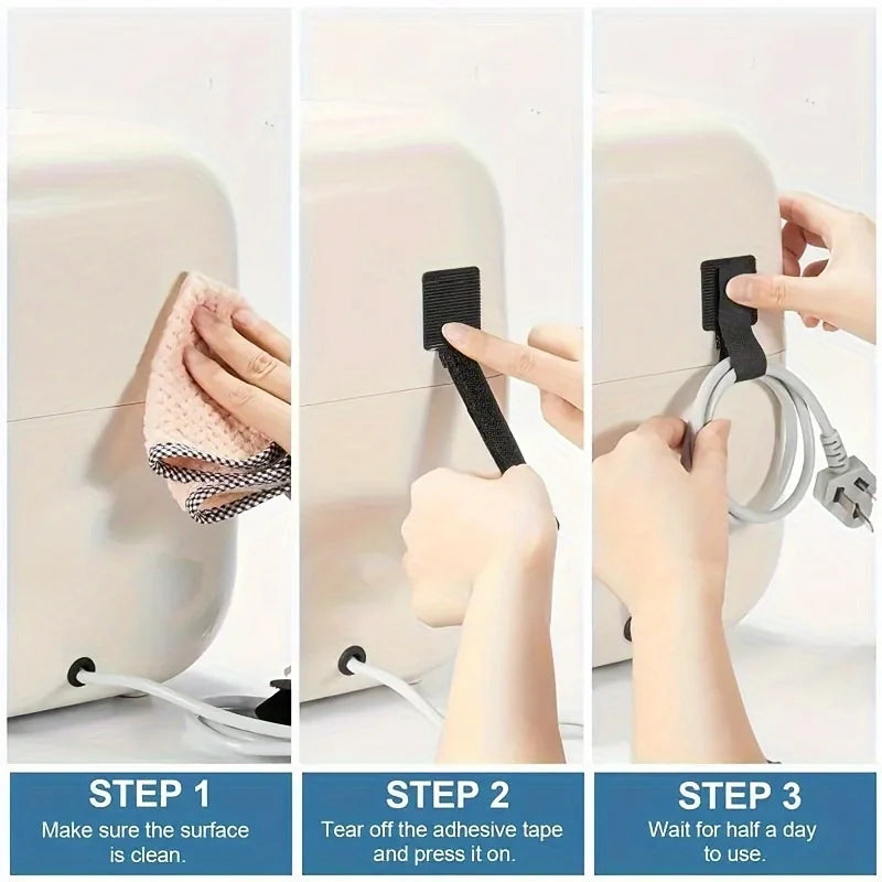 10/20pcs Cord Organizer, Cord Holder For Mixer, Coffee Maker, Blender, Air Fryer, Pressure Cooker And Other Kitchen Appliances Qme