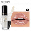 Shiny Plump Lip Glaze Tinted Gloss Pink Berry Nude Non-smudge Lips Qme 07
