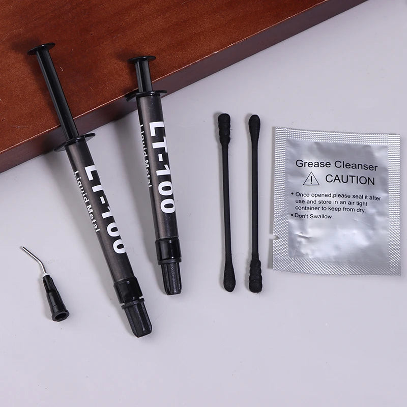 LT-100 138W Liquid Metal Thermal Paste CPU GPU Graphics Card Laptop Qme