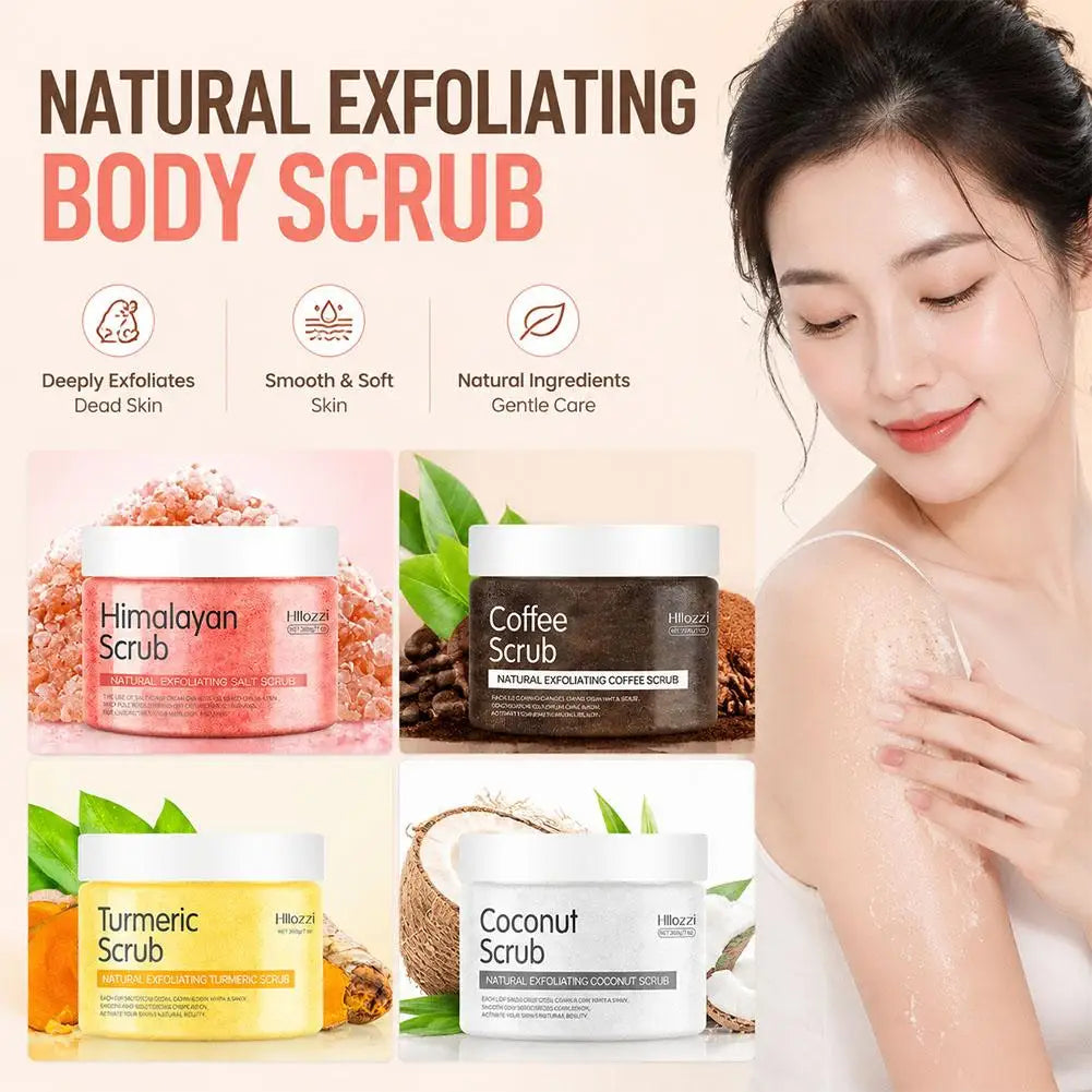 Body Scrub Exfoliating Salt Removes Dead Skin Natural Face Foot Hands Qme