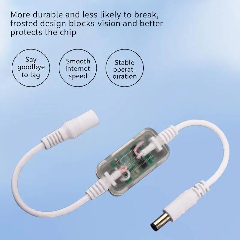 Automatic Router Modem Restart Power Cable 24 72 Hours Auto Cycle Qme