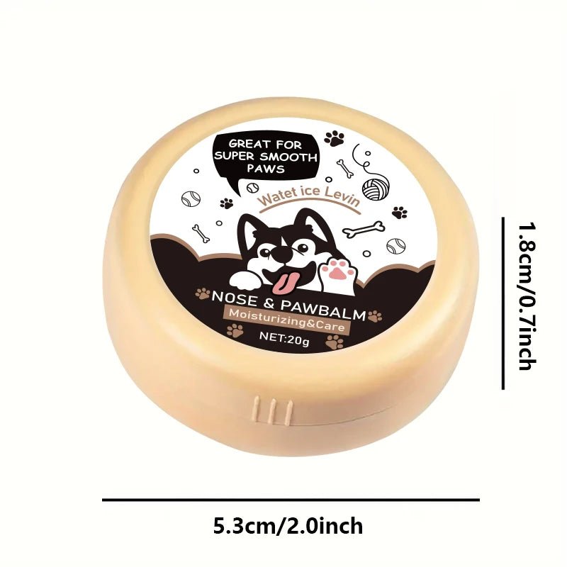 20g Dog Nose and Paw Balm Dog Paw Cream Cats Dogs Paw Protector Cream Pet Feet Moisturizer Pet Crack Feet Repair Pet Accessories Qme