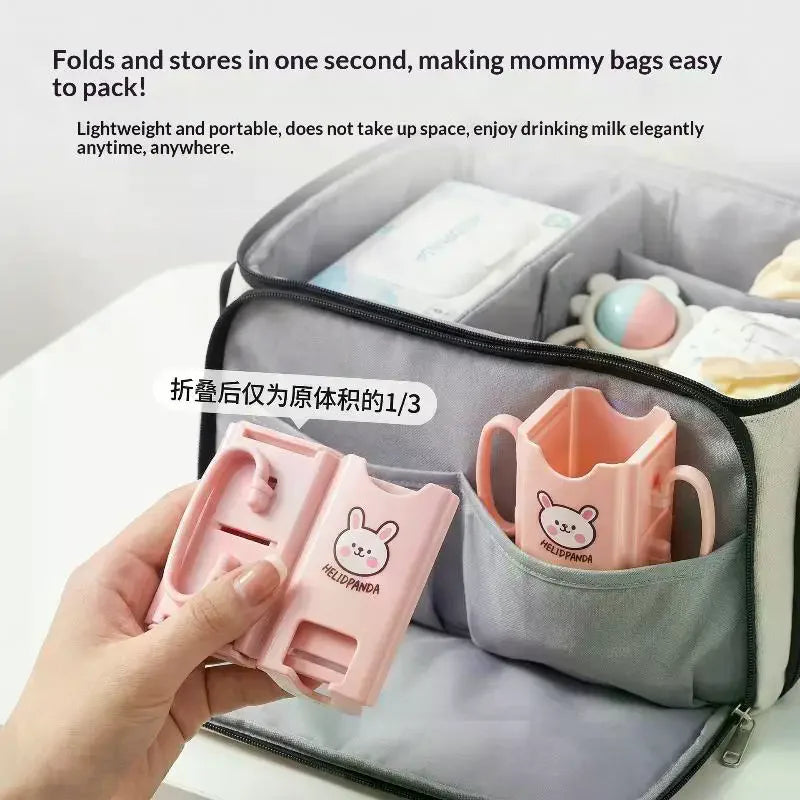 Anti-squeeze Cup Holder Adjustable Milk Juice Box Portable Drink Home Qme