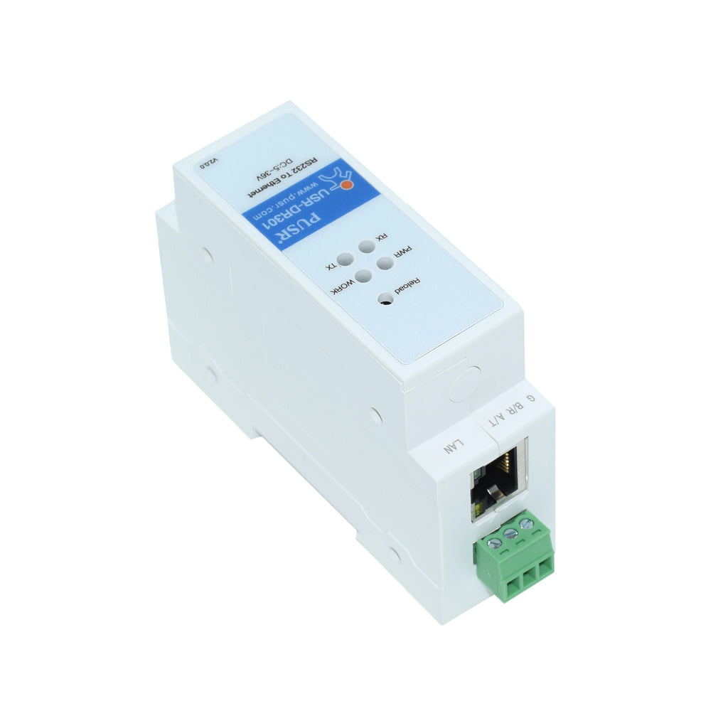 Serial Port RS232 To Ethernet Converter Server IOT Device USR-DR301 Support Modbus Qme