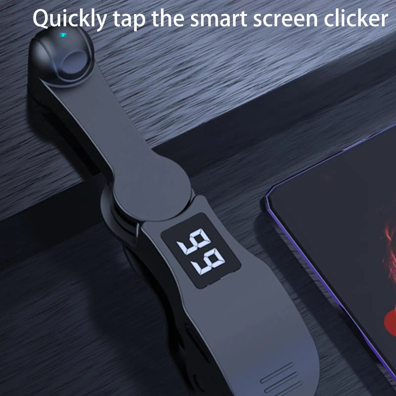 Smart Automatic Screen Clicker Automatic Finger Clicking Device Smartphone Continuous Clicking Gadgets for Live Broadcast Likes Qme