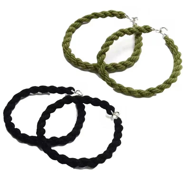Tactical Leggings Elastic Rope Trouser Leg Strap Riding Boot Rubber Qme