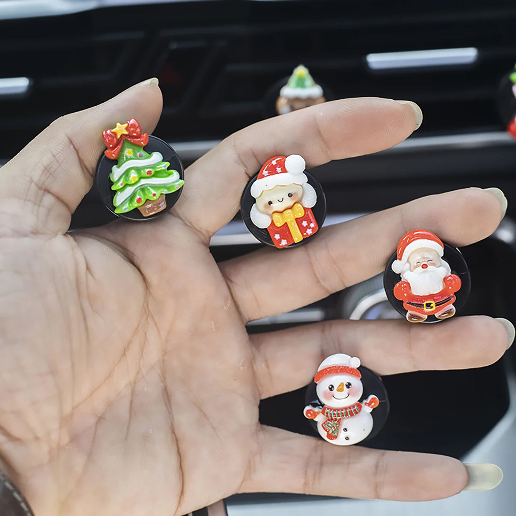 6-piece Christmas Car Perfume Clip Fragrance Decoration Holiday Qme