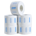 5 Rolls Neck Strips White Professional Stretchy Barber Neck Strips Paper Hairdressing Tool for Hair Cutting White Neck Strips Qme as pic