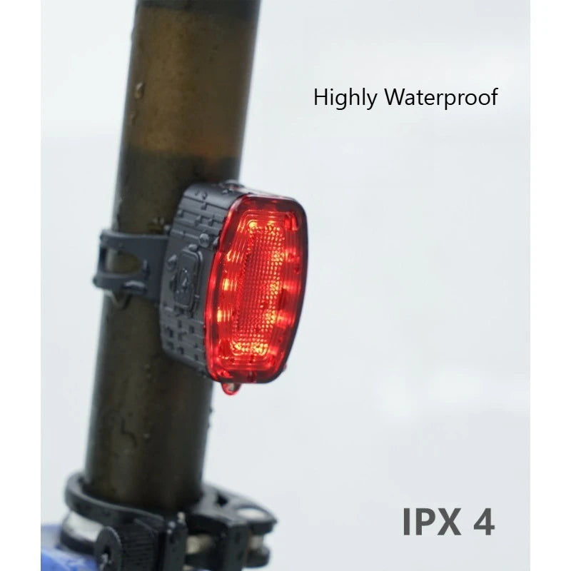 Bicycle Headlights Tail Lights Type-c Charging Highlight Mountain Qme