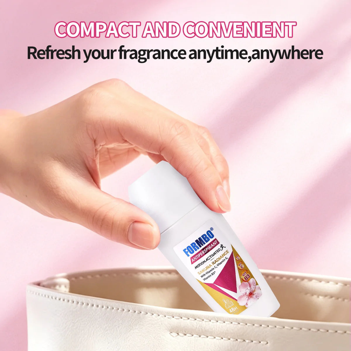 Floral Fragrance Body Lotion Long-lasting Formula Dry Fresh Portable Qme