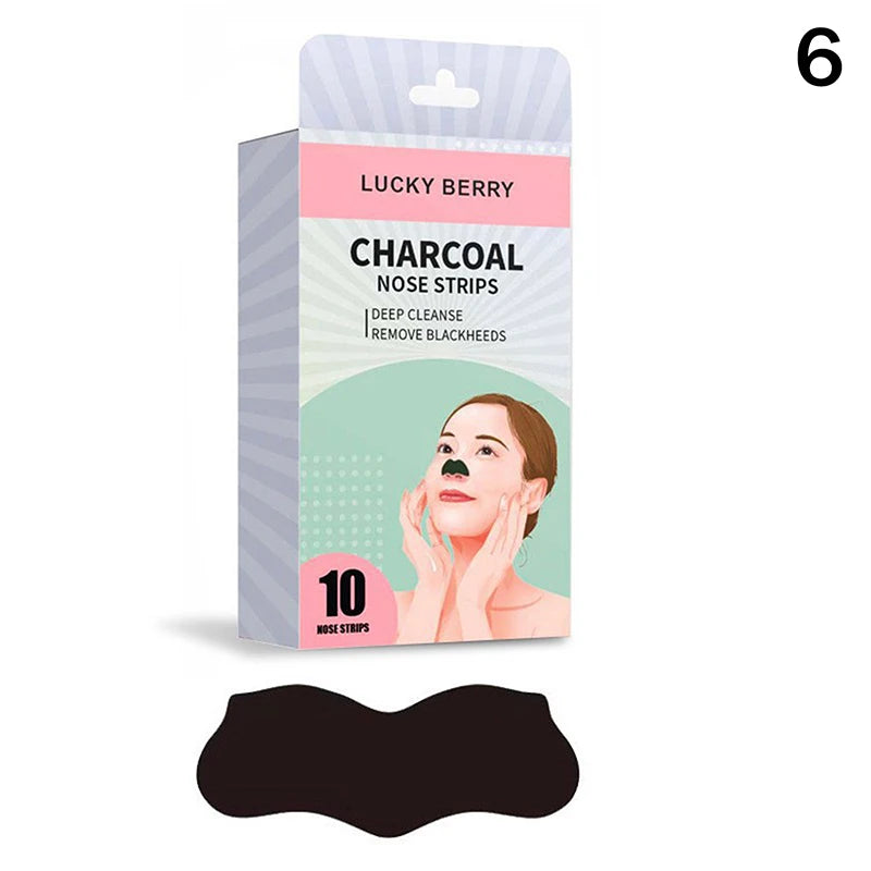 Bamboo Charcoal Blackhead Removal Nose Mask Deep Cleaning Pore Acne Qme 6