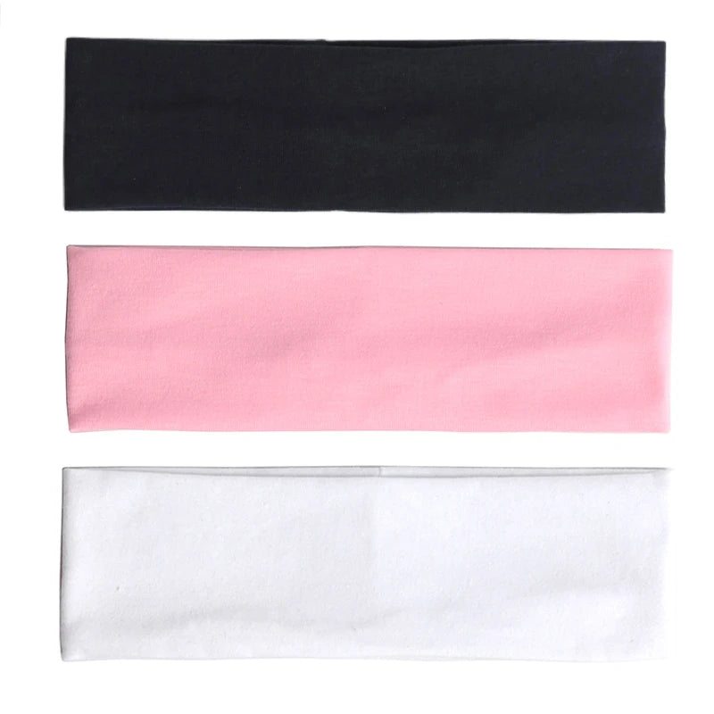Simple Hairband Elastic Sports Headbands Headdress Quick Dry Workout Qme