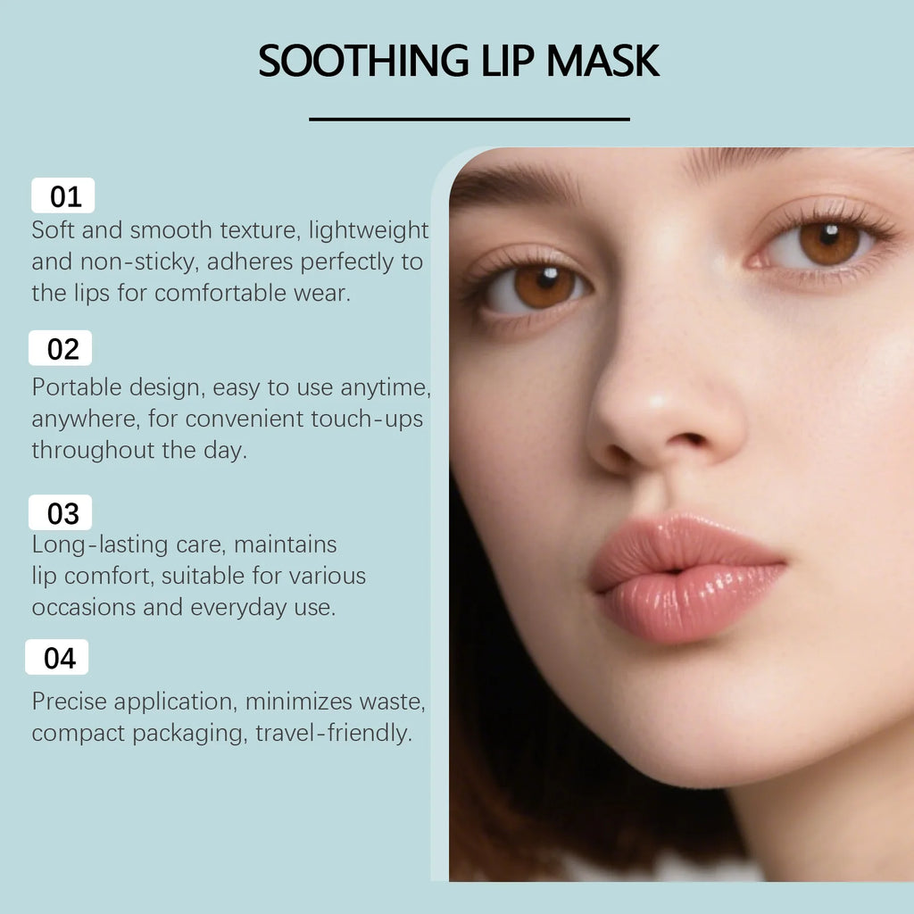 Lip Mask Repair Cracking Skin Treatment Exfoliating Remove Dark Lips Improve Dryness Lip Hydration Lightweight Nourishing Care Qme
