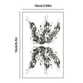 Sexy Lower Belly Succubus Realistic Tattoo Sticker for Women Waterproof and Sweatproof Body Art Wing Pattern Temporary Sticker Qme LY-008