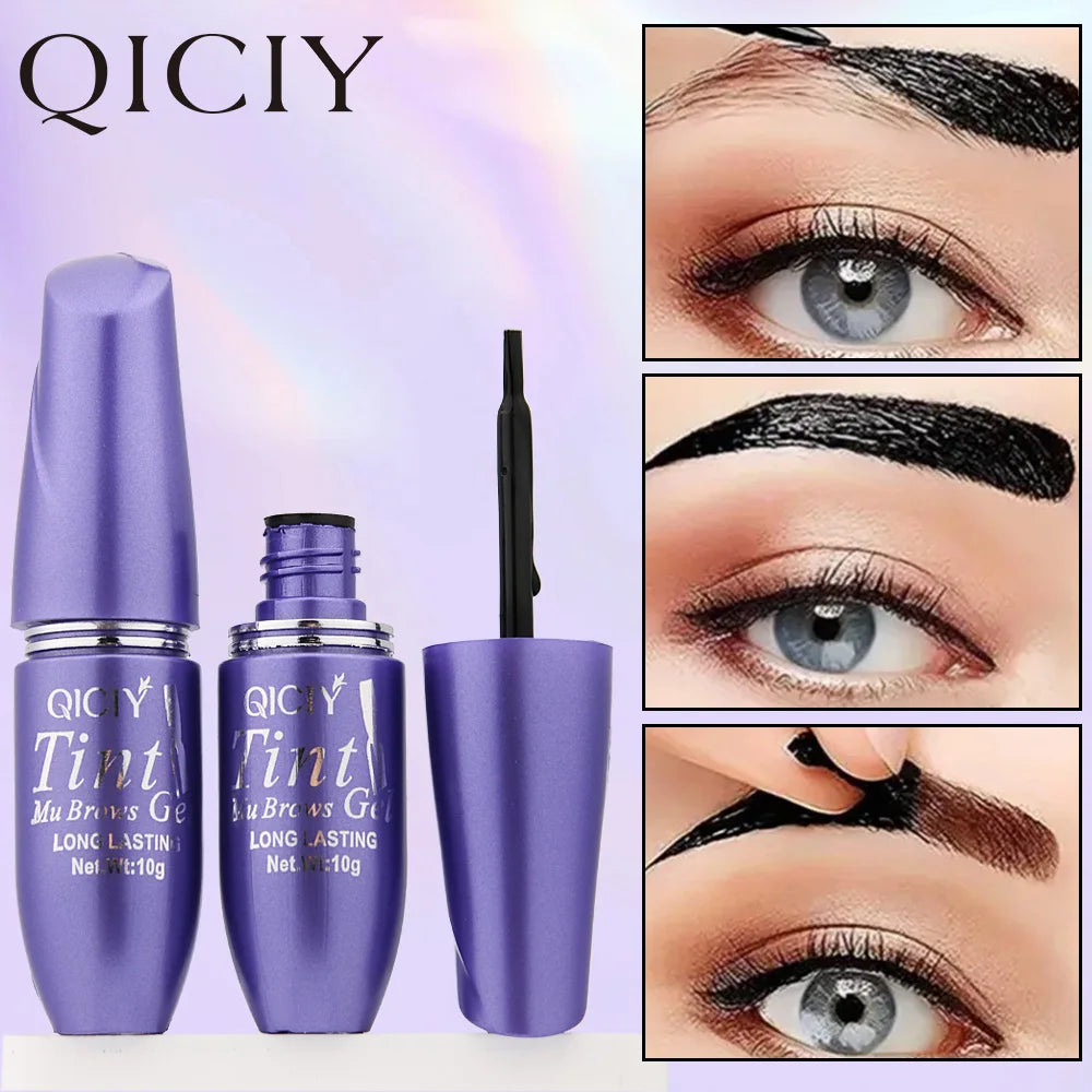 Tear-off Eyebrow Gel Waterproof Sweat Proof Long-lasting Fixing Qme