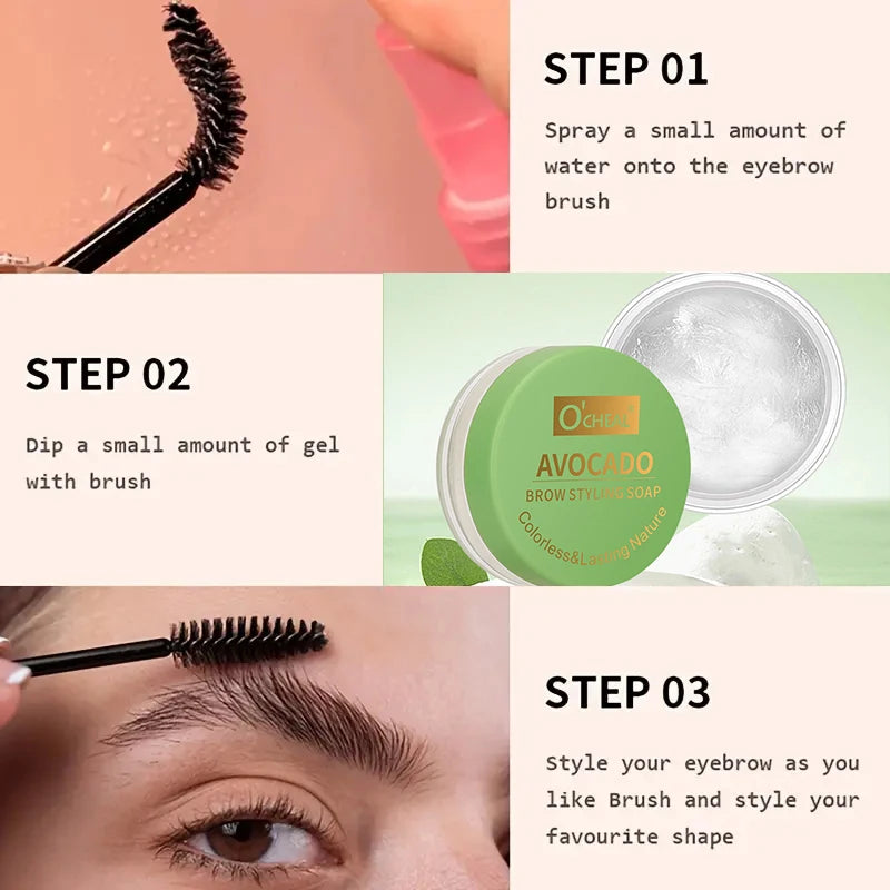 Three-dimensional Eyebrow Styling Gel Wild That Smooth Easy Apply Qme