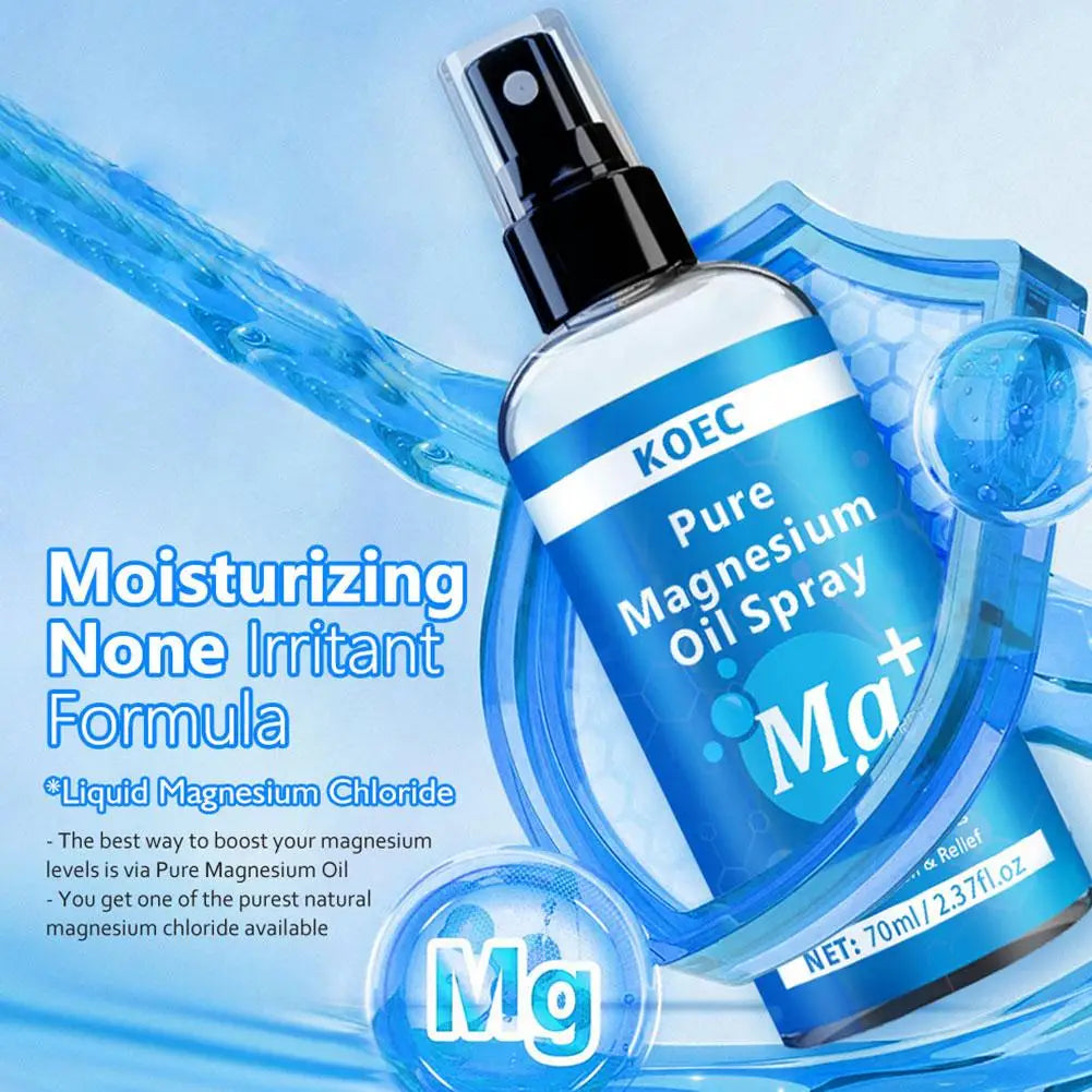 1 Magnesium Oil Spray Feet Sleep Relief Relaxation Smoothes Softens Qme
