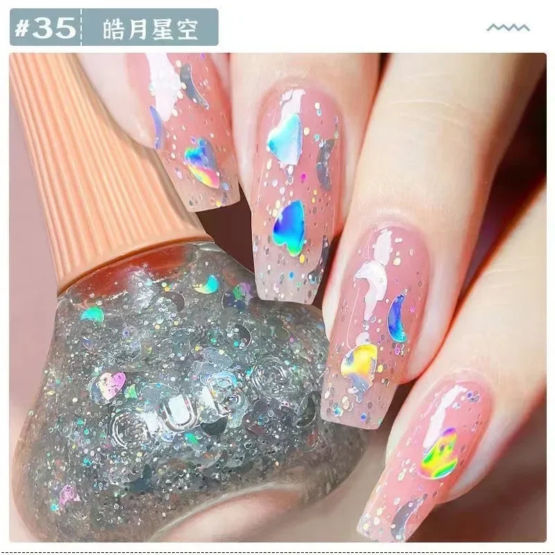 45 Colors Nail Polish Oil-based Nails No-bake Quick Dry Non-tear