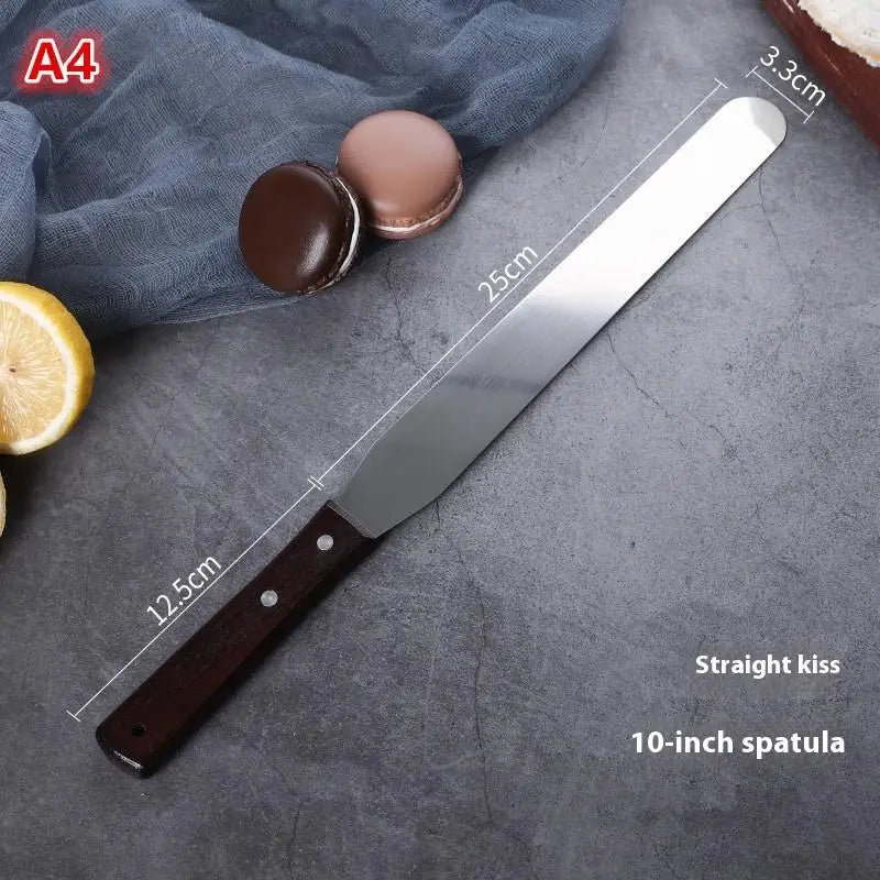 4 6 8 Stainless Steel Cake Spatula Kitchen Pastry Decoration Tools Qme A4